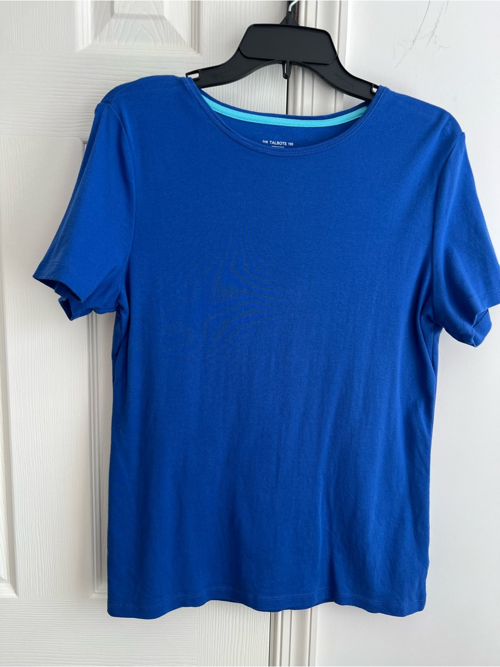 Talbots Royal Blue Short-Sleeve Crewneck Tee L